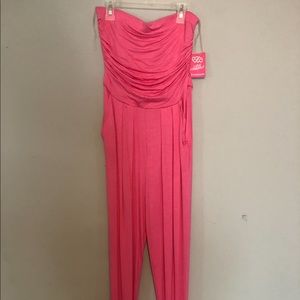 pink jumpsuit